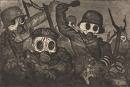 'Stormtroops Advancing Under Gas' by Otto Dix (1891-1969), 1924