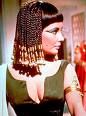 Elizabeth Taylor (1932-2011) as Cleopatra, 1963