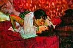 'The Kiss' by Henri de Toulouse-Lautrec