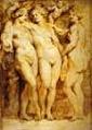 'The Three Graces I' by Peter Paul Rubens (1577-1640), 1628