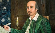 Portrait of William Shakespeare (1564-1616) by Geoffrey Tristram, 2016
