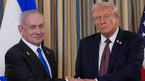 Pres. Donald Trump and Israeli PM Benjamin Netanyahu announce Middle East Peace, Sept. 29, 2025
