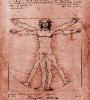 'The Vitruvian Man' by Leonardo da Vinci (1452-1519), 1487