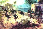 'The Assault on Derna, Tripoli, Apr. 27, 1805' by Charles H. Waterhouse