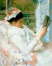 'Woman Reading in a Garden' by Mary Cassatt (1844-1926), 1880