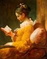 'A Young Girl Reading' by Jean-Honore Fragonard (1732-1806), 1776